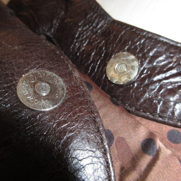 Oversized Brown COWHIDE Leather Shoulder Strap Hand Bag Purse Tote Hobo Travel - Picture 14 of 15